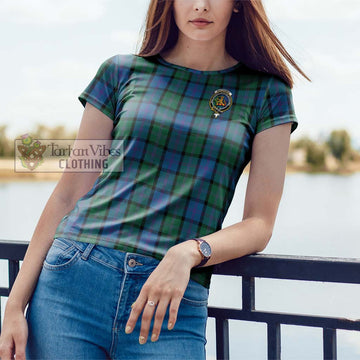 MacThomas (McThomas) Tartan Cotton T-Shirt with Family Crest - Tartan Vibes Clothing