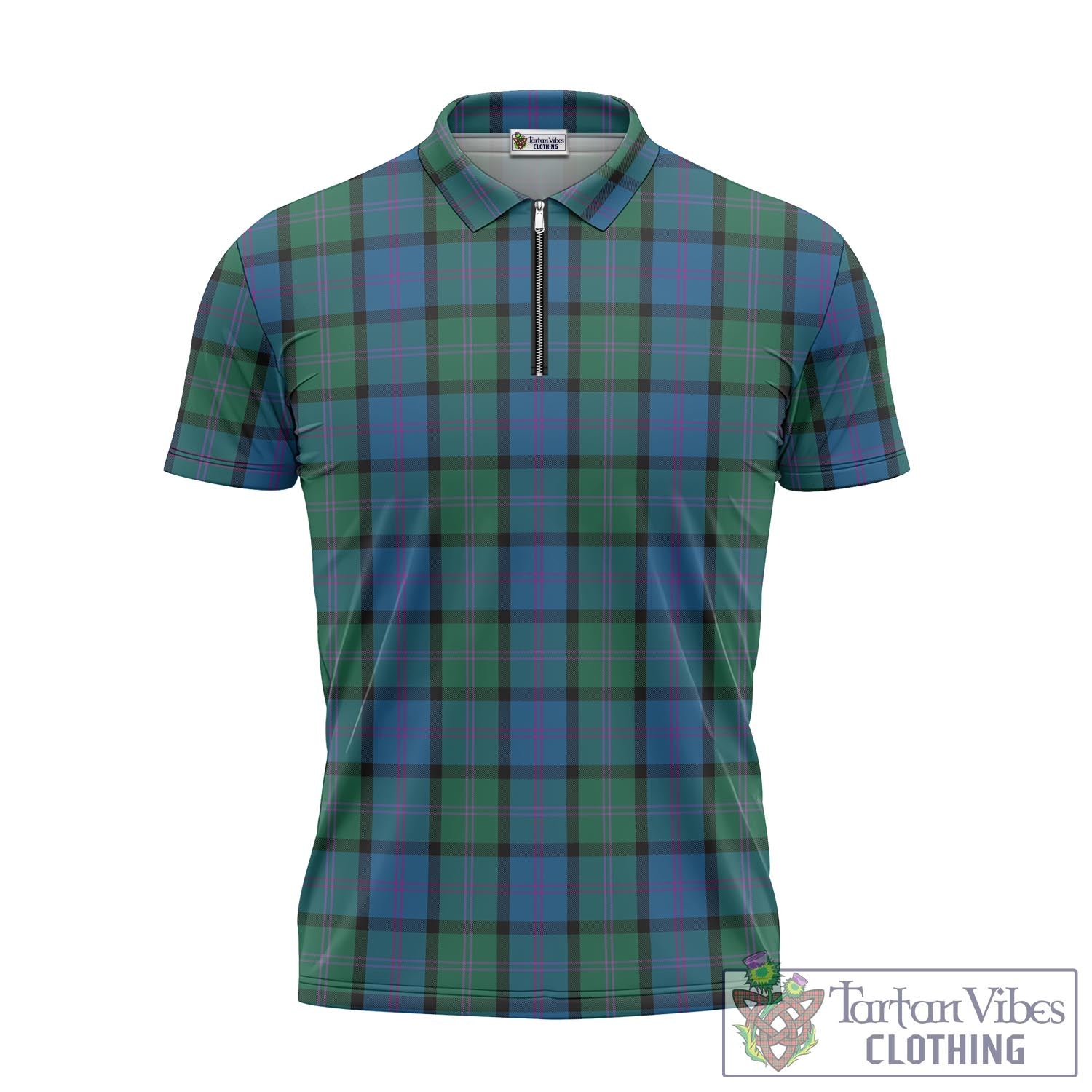 MacThomas (McThomas) Tartan Zipper Polo Shirt - Tartan Vibes Clothing