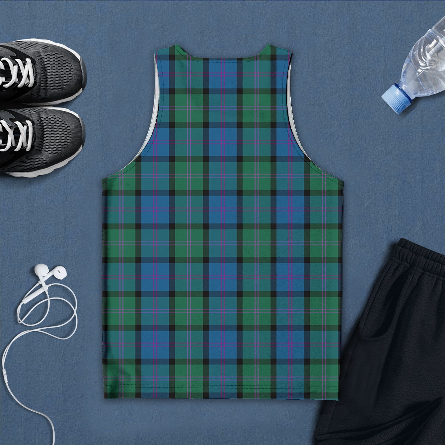 MacThomas (McThomas) Tartan Mens Tank Top with Family Crest - Tartan Vibes Clothing
