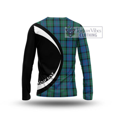 MacThomas (McThomas) Tartan Long Sleeve T-Shirt with Family Crest Circle Style - Tartan Vibes Clothing