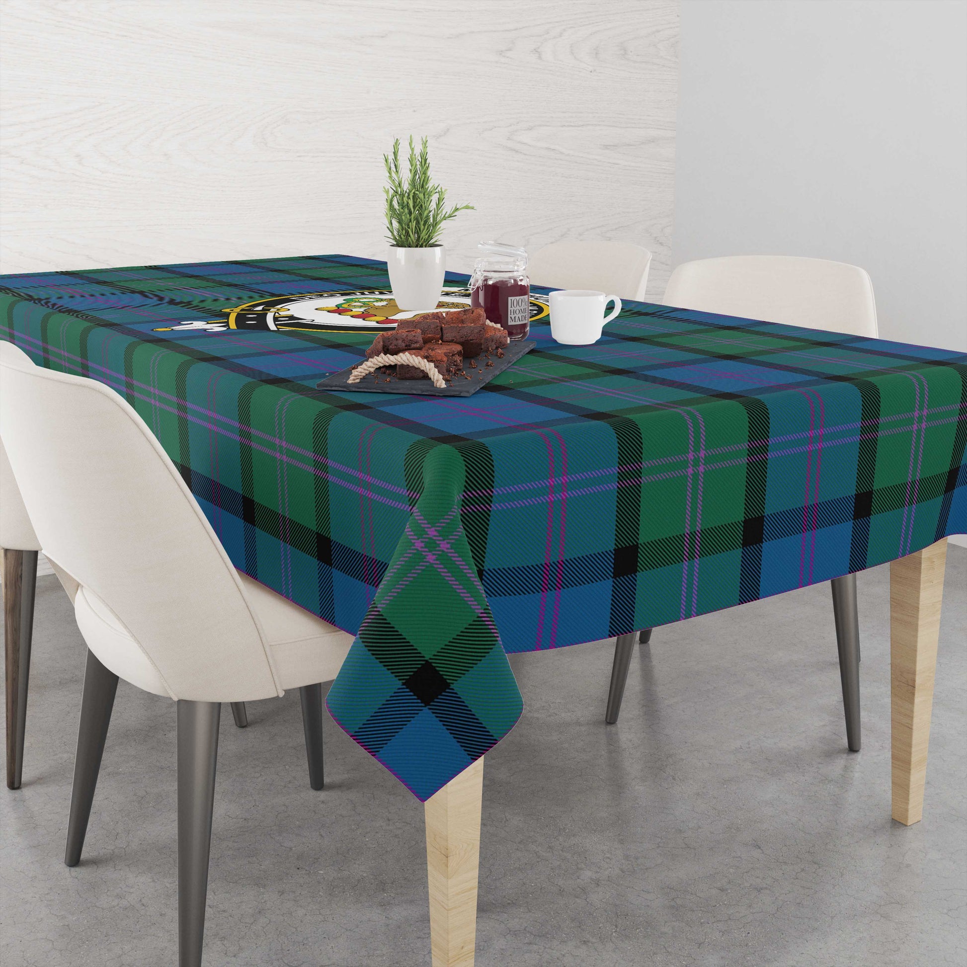 MacThomas (McThomas) Tartan Tablecloth with Family Crest M 39.4"x59"(100x150cm) - Tartan Vibes Clothing