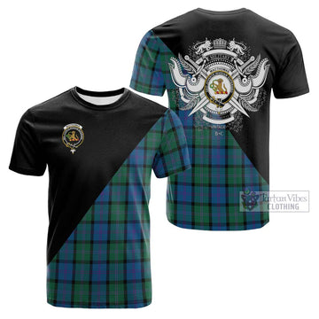 MacThomas (McThomas) Tartan Cotton T-shirt with Family Crest and Military Logo Style Kid's Shirt - Tartan Vibes Clothing