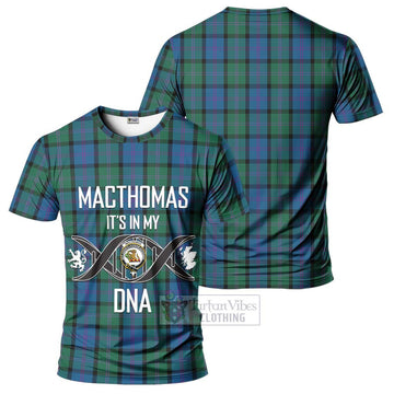 MacThomas (McThomas) Tartan T-Shirt with Family Crest DNA In Me Style - Tartan Vibes Clothing