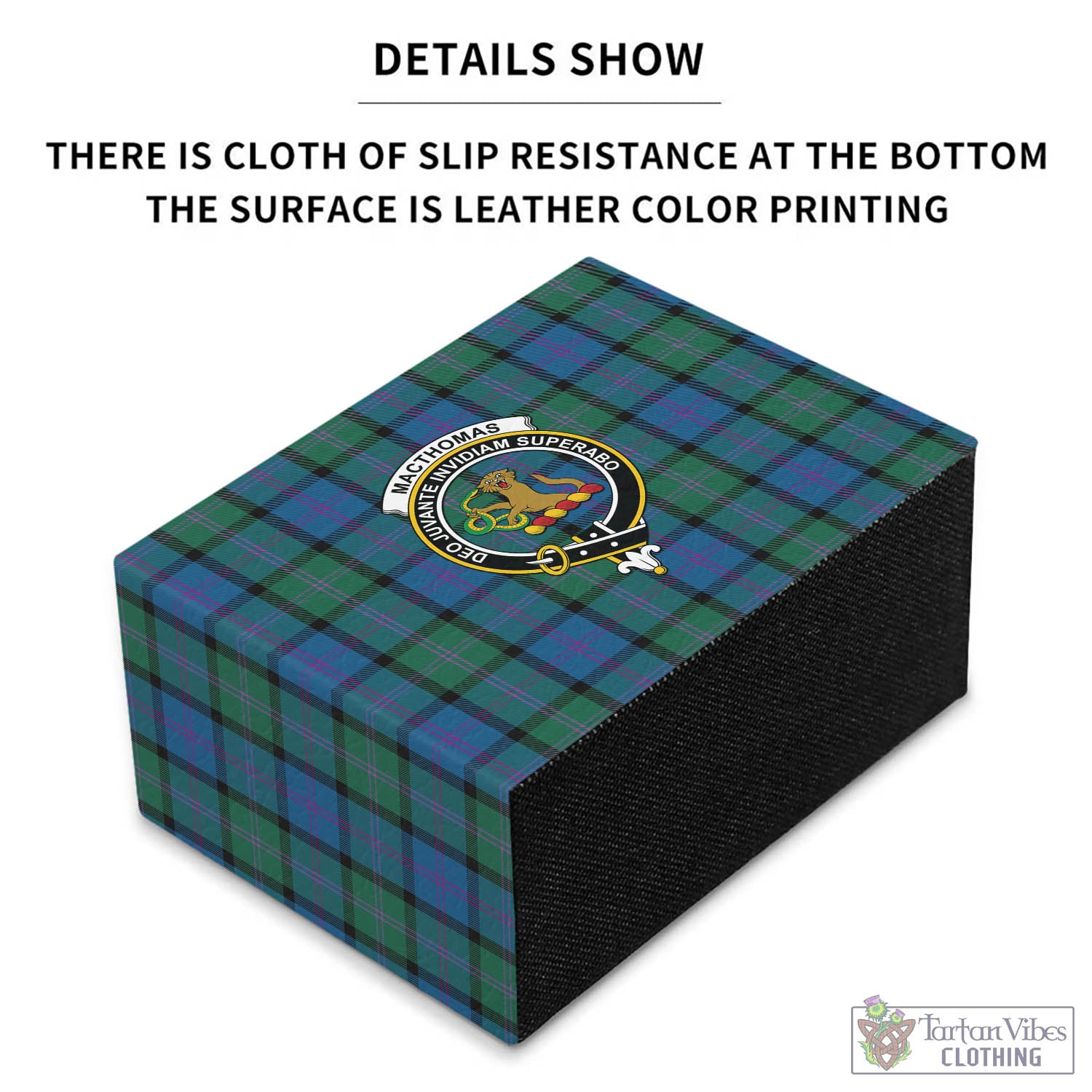 MacThomas (McThomas) Tartan Pen Holder with Family Crest - Tartan Vibes Clothing