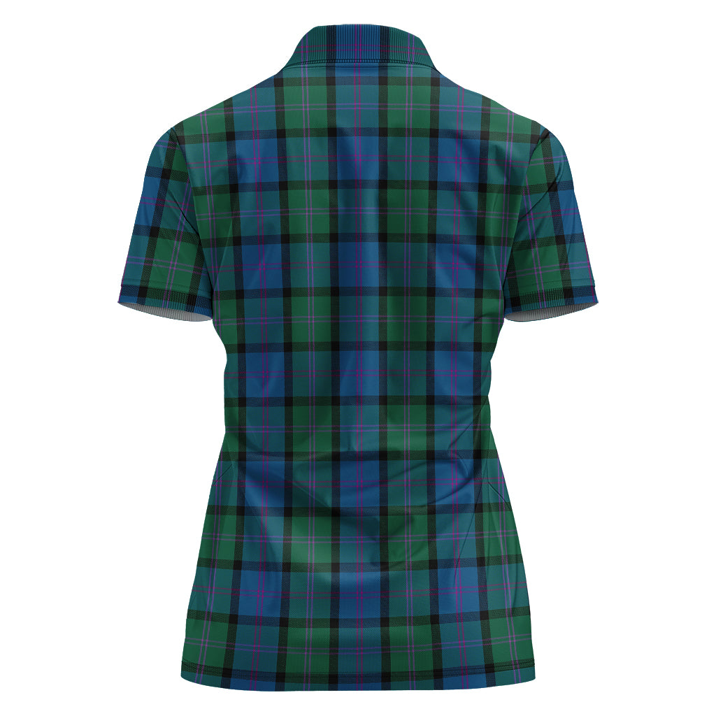 macthomas-tartan-polo-shirt-with-family-crest-for-women