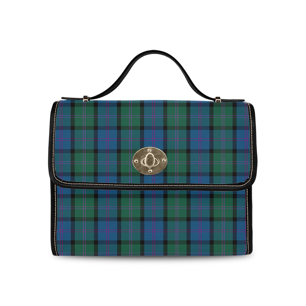 macthomas-tartan-leather-strap-waterproof-canvas-bag
