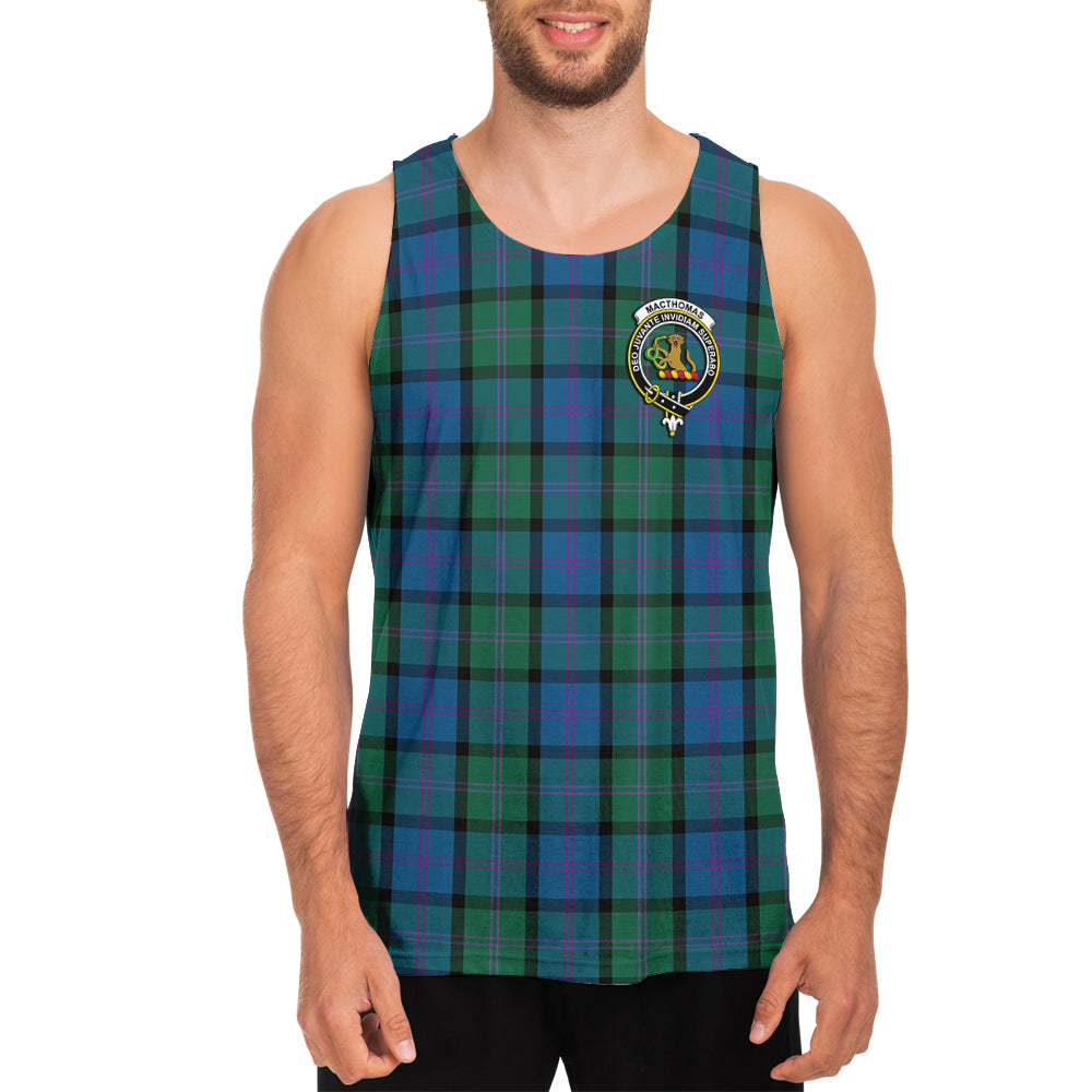 MacThomas (McThomas) Tartan Mens Tank Top with Family Crest - Tartan Vibes Clothing