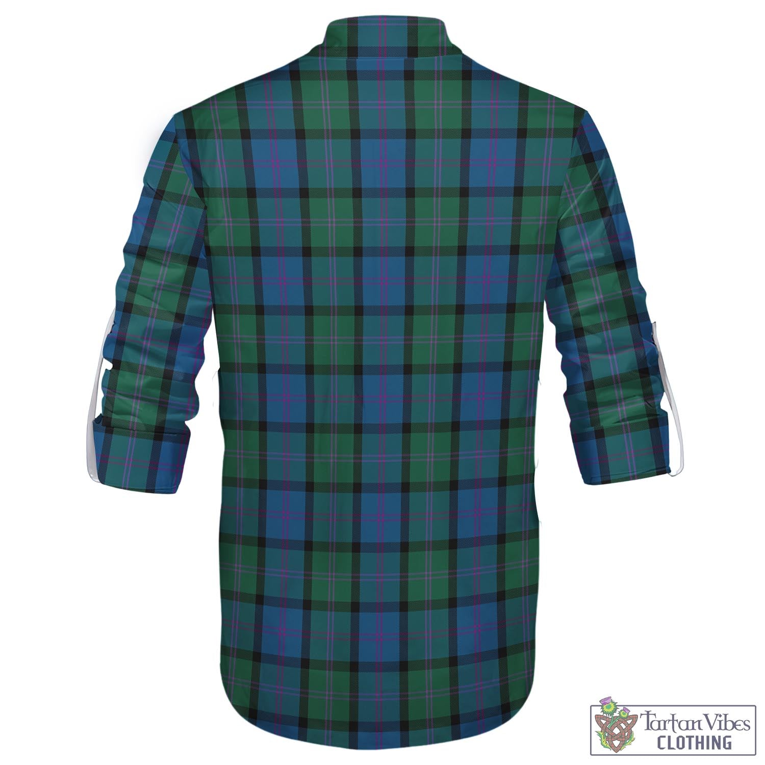 MacThomas (McThomas) Tartan Men's Scottish Traditional Jacobite Ghillie Kilt Shirt - Tartan Vibes Clothing