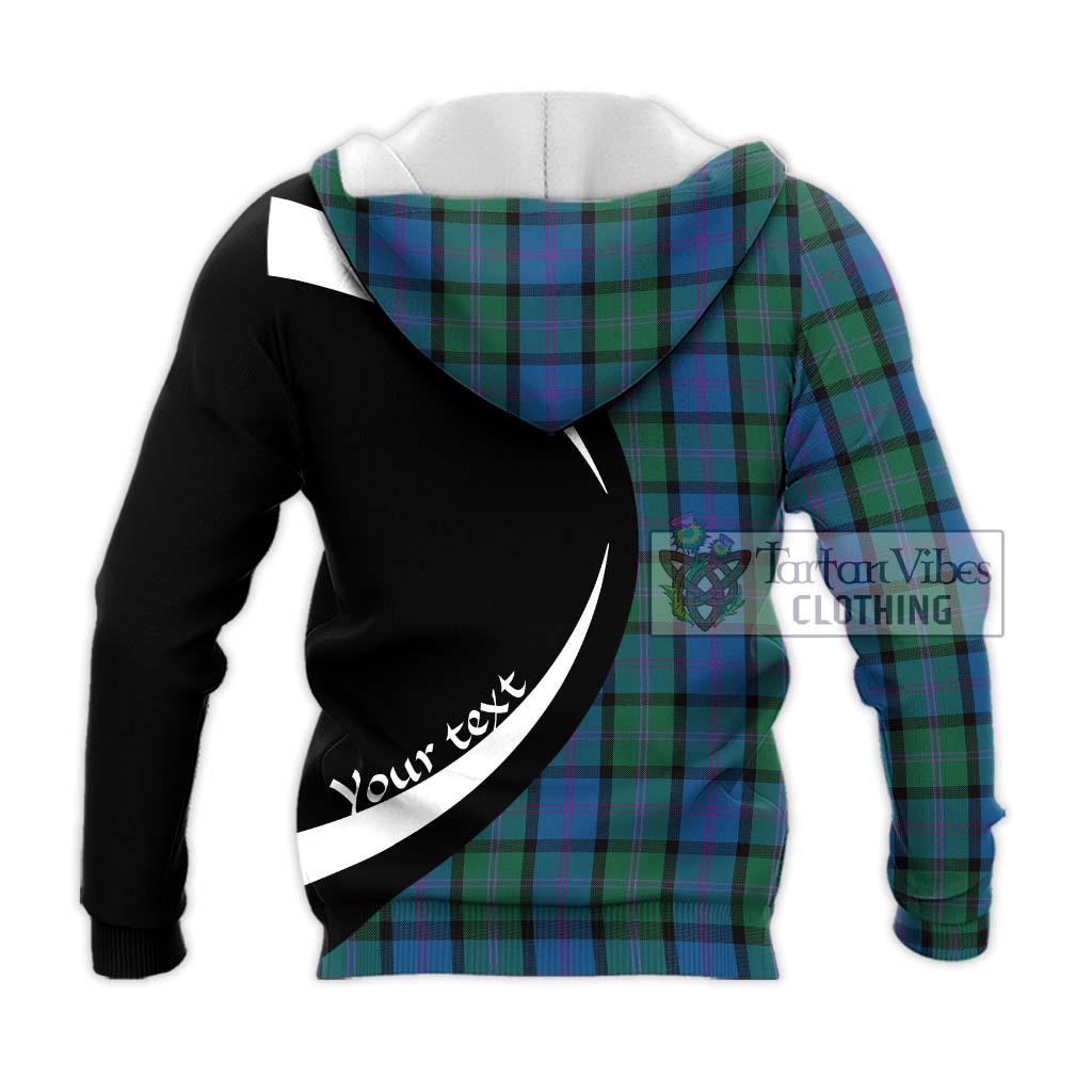 MacThomas (McThomas) Tartan Knitted Hoodie with Family Crest Circle Style - Tartan Vibes Clothing
