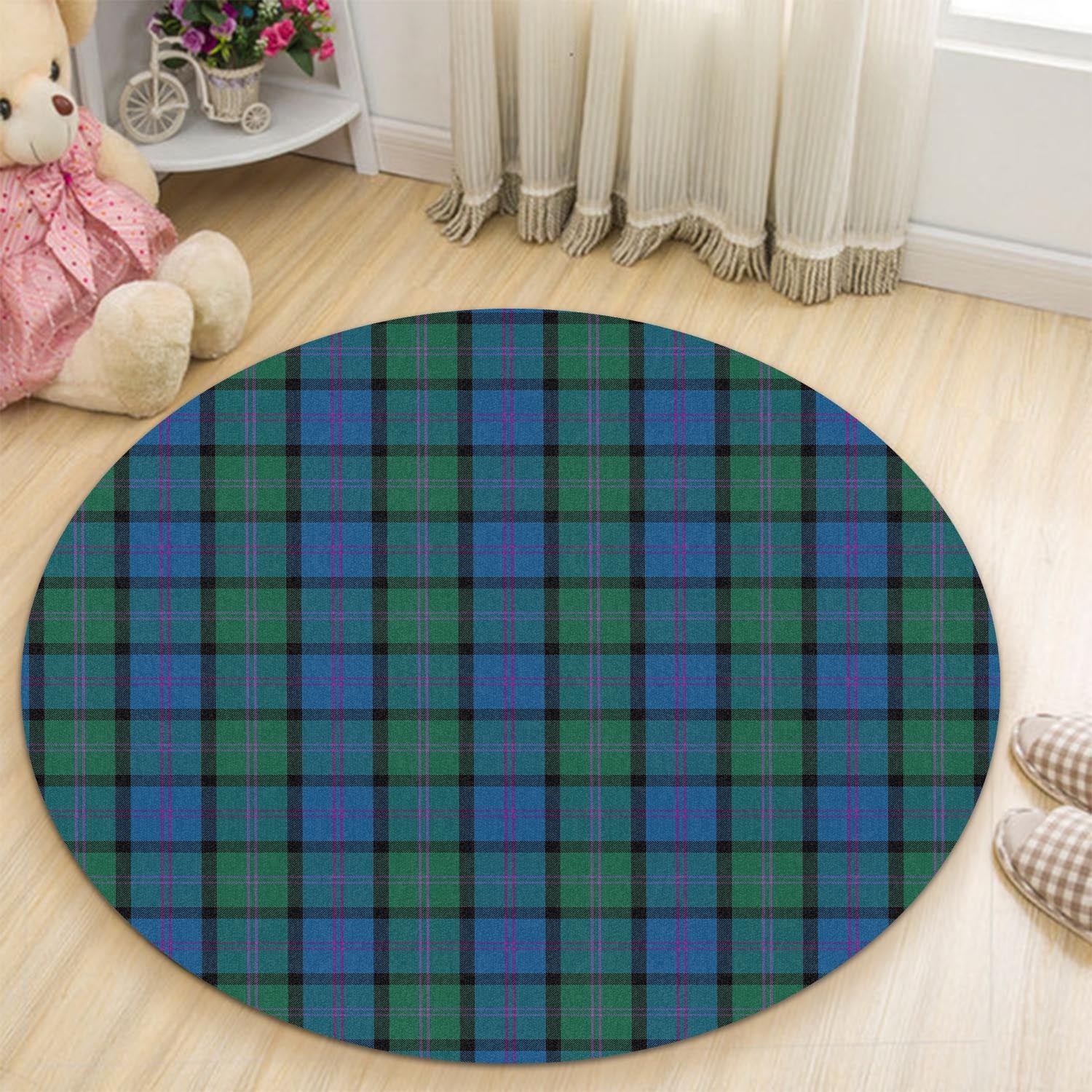 MacThomas (McThomas) Tartan Round Rug - Tartan Vibes Clothing