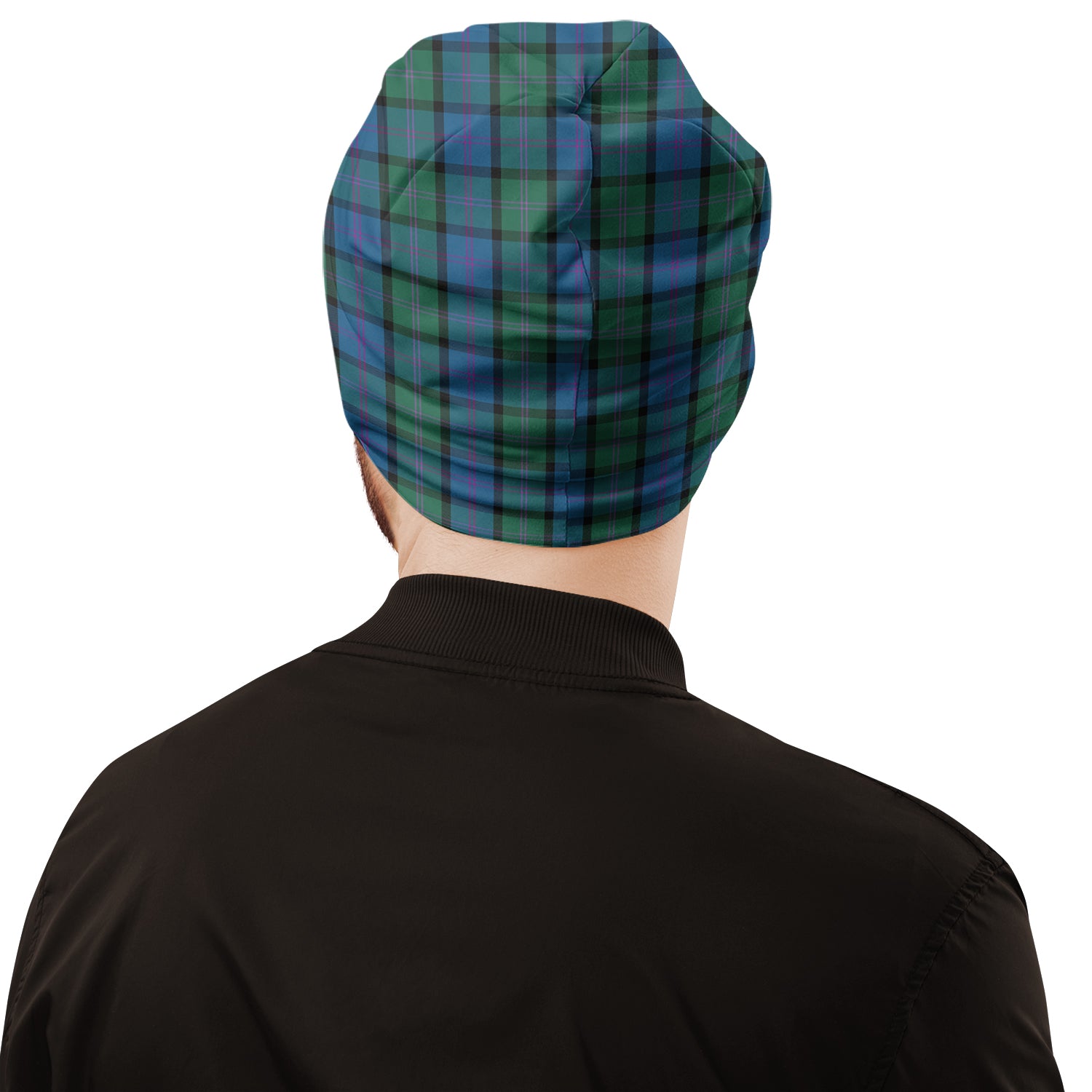 MacThomas (McThomas) Tartan Beanies Hat with Family Crest - Tartan Vibes Clothing