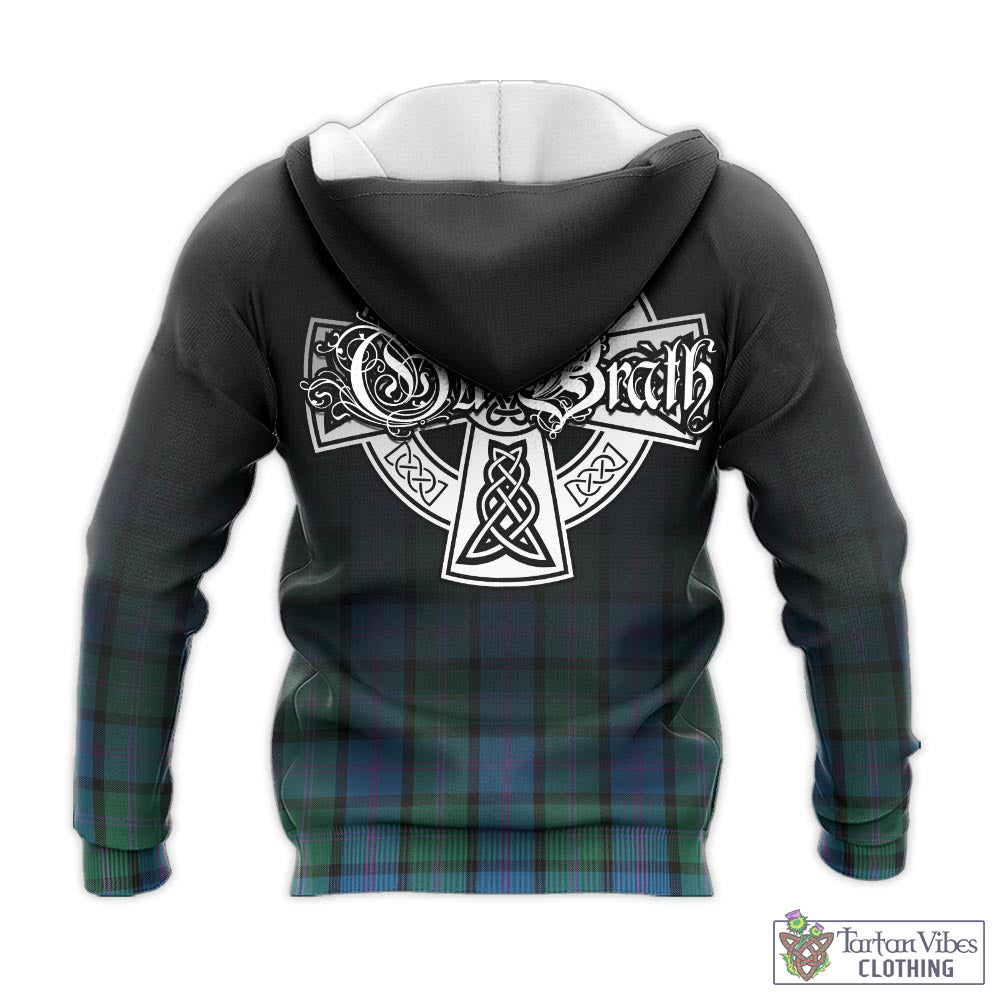MacThomas (McThomas) Tartan Knitted Hoodie Featuring Alba Gu Brath Family Crest Celtic Inspired - Tartan Vibes Clothing