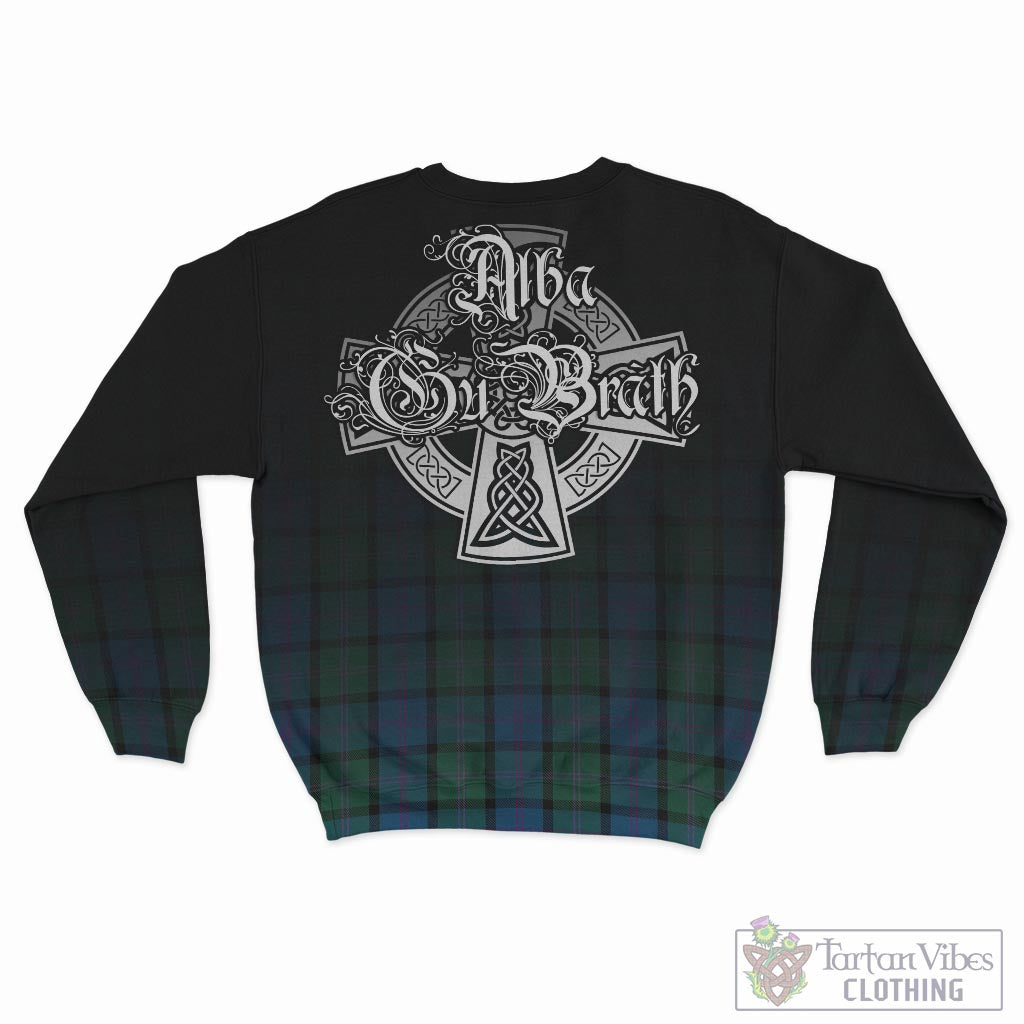 MacThomas (McThomas) Tartan Sweatshirt Featuring Alba Gu Brath Family Crest Celtic Inspired - Tartan Vibes Clothing