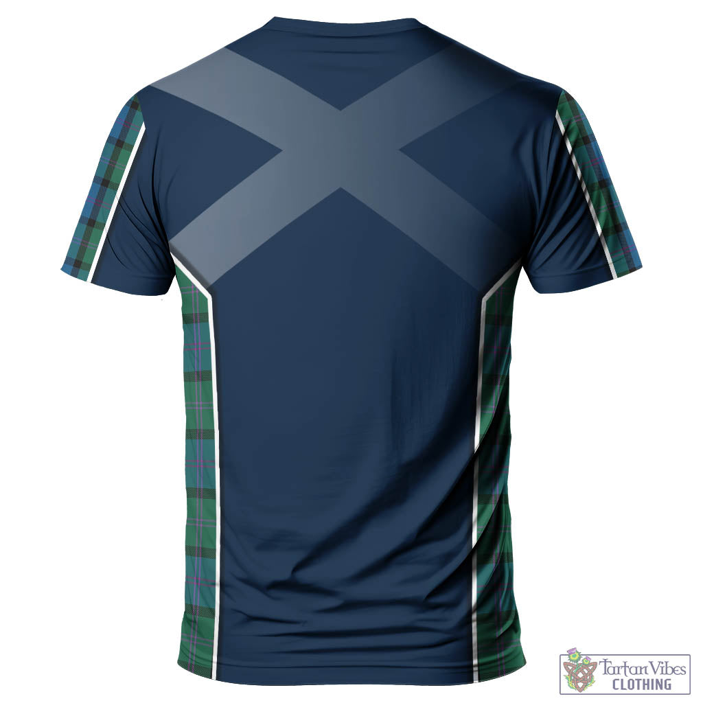 MacThomas (McThomas) Tartan T-Shirt with Family Crest and Scottish Thistle Vibes Sport Style - Tartan Vibes Clothing