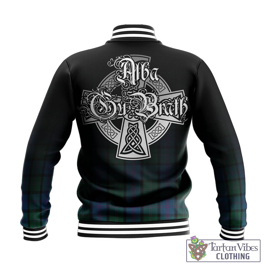 MacThomas (McThomas) Tartan Baseball Jacket Featuring Alba Gu Brath Family Crest Celtic Inspired - Tartan Vibes Clothing