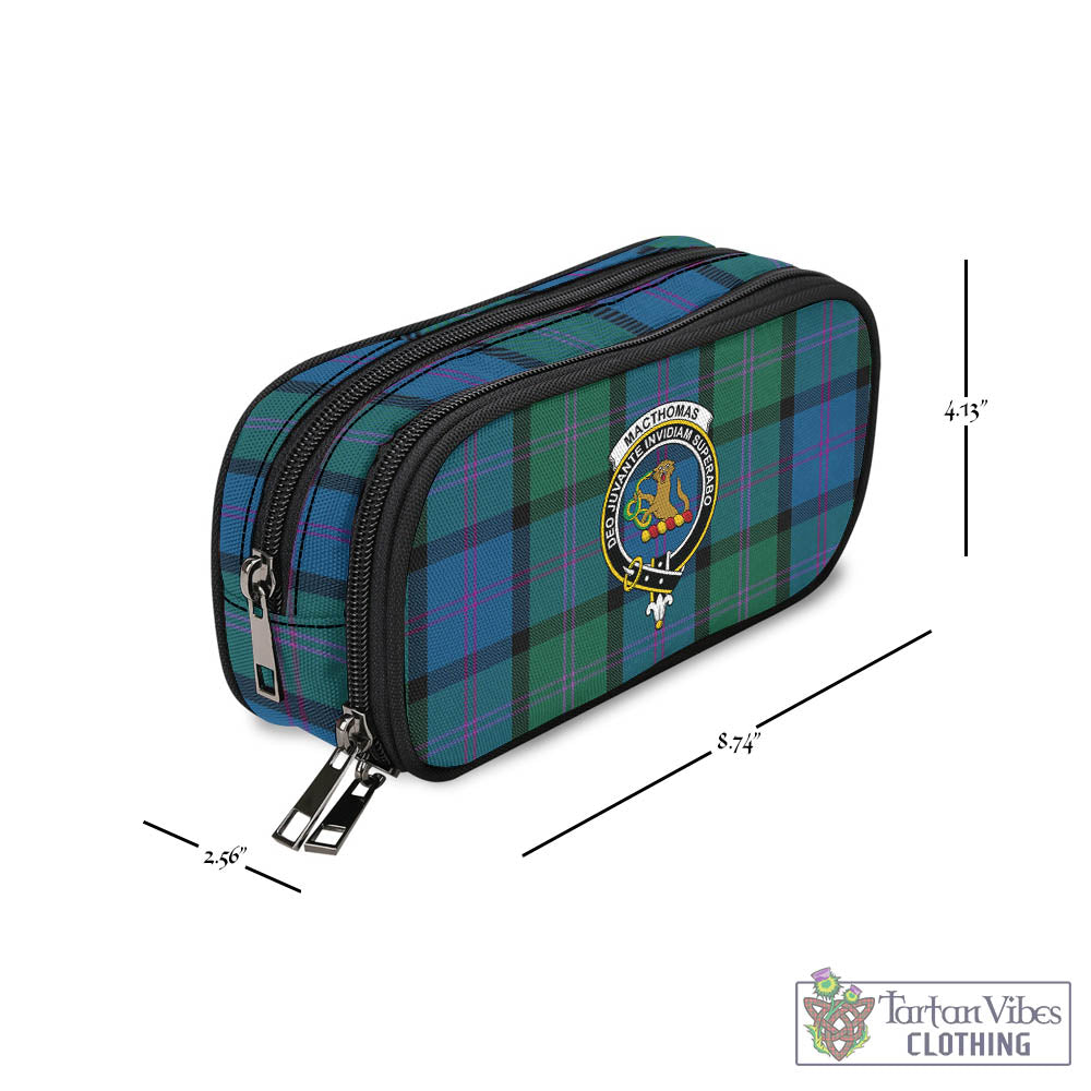 MacThomas (McThomas) Tartan Pen and Pencil Case with Family Crest - Tartan Vibes Clothing