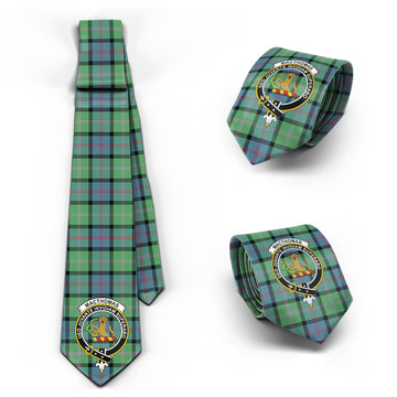 MacThomas Ancient Tartan Classic Necktie with Family Crest