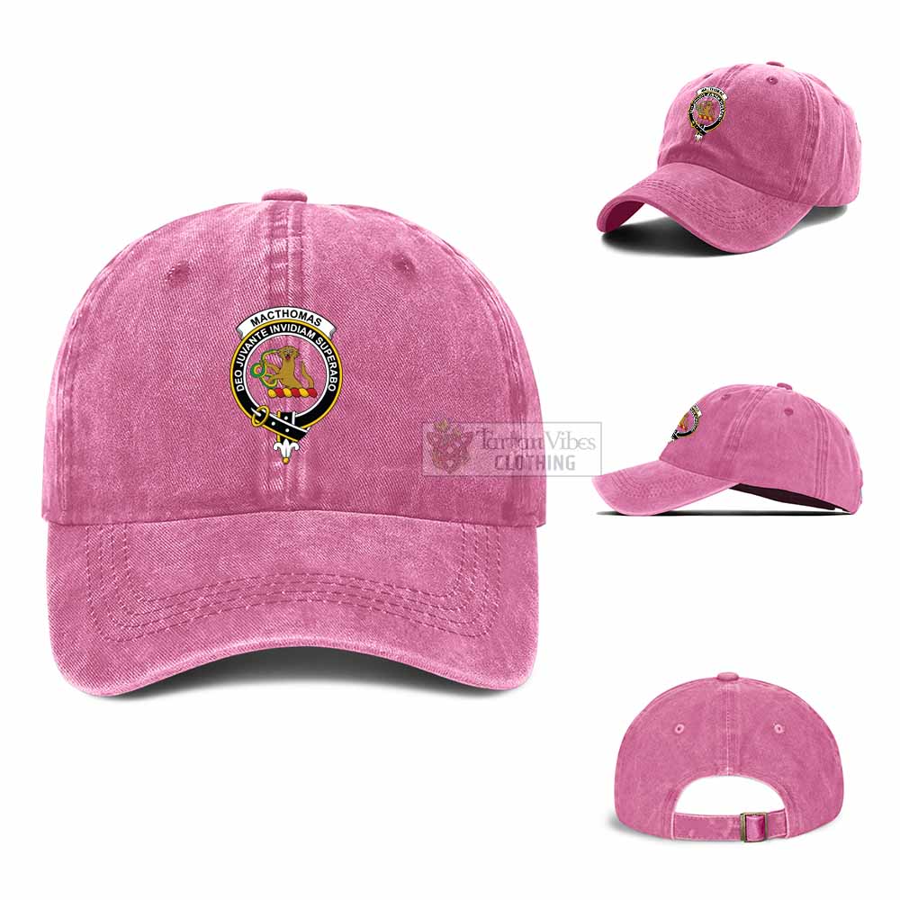 Tartan Vibes Clothing MacThomas (McThomas) Clan Crest Denim Classic Cap