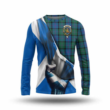 MacThomas (McThomas) Tartan Long Sleeve T-Shirt with Family Crest Scotland Patriotic Style Unisex - Tartan Vibes Clothing