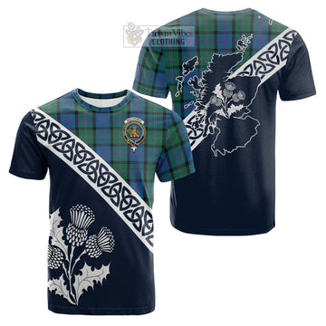 MacThomas (McThomas) Tartan Cotton T-shirt Featuring Thistle and Scotland Map Kid's Shirt - Tartan Vibes Clothing