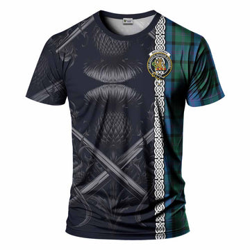 MacThomas (McThomas) Tartan T-Shirt with Family Crest Cross Sword Thistle Celtic Vibes Kid's Shirt - Tartan Vibes Clothing