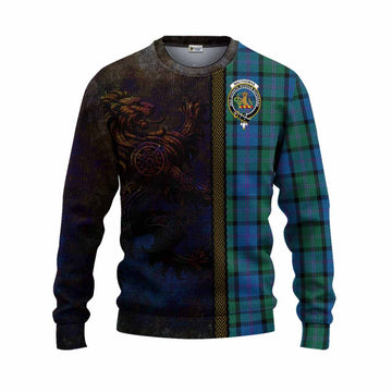 MacThomas (McThomas) Tartan Family Crest Knitted Sweater Alba Gu Brath Be Brave Lion Ancient Style Unisex - Tartan Vibes Clothing
