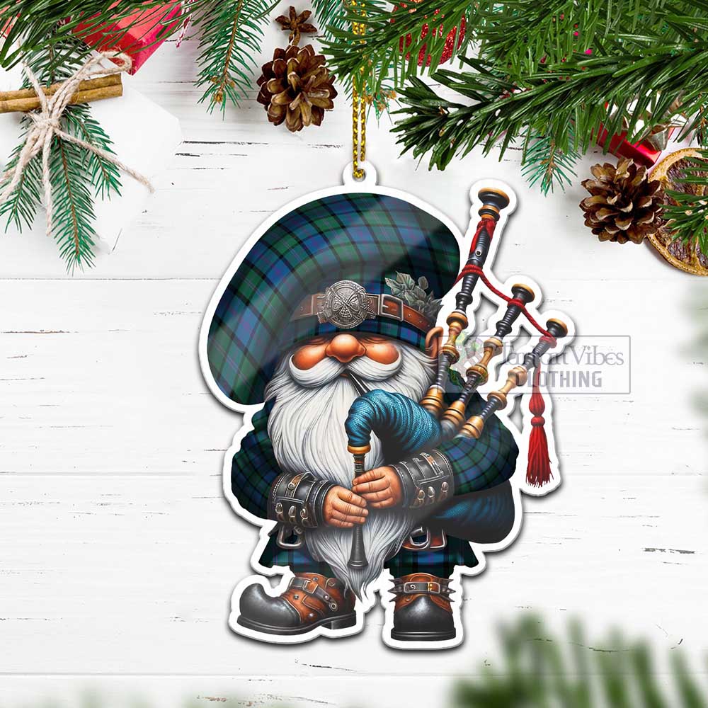 MacThomas (McThomas) Tartan Bagpiper Gnome Christmas Ornament - Tartan Vibes Clothing