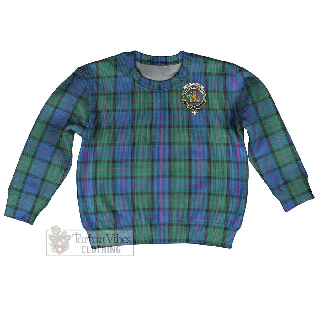 MacThomas (McThomas) Tartan Kid Ugly Sweater with Family Crest Kid - Tartan Vibes Clothing
