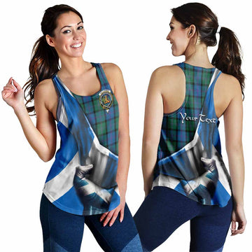 MacThomas (McThomas) Tartan Women's Racerback Tanks with Family Crest Scotland Patriotic Style 4XL - Tartan Vibes Clothing