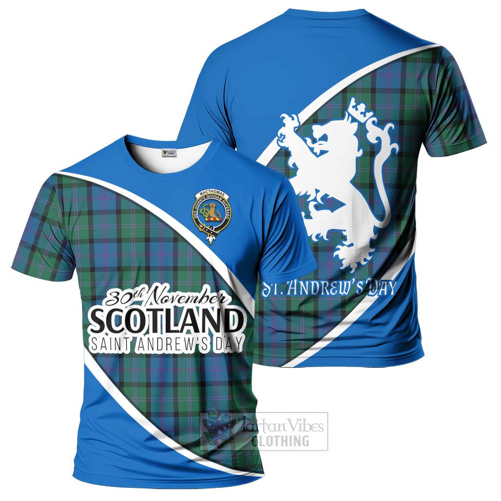 MacThomas (McThomas) Family Crest Tartan T-Shirt Celebrate Saint Andrew's Day in Style Kid's Shirt - Tartan Vibes Clothing