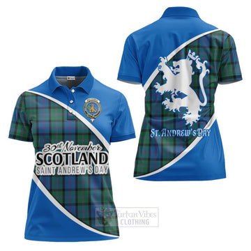 MacThomas (McThomas) Family Crest Tartan Women's Polo Shirt Celebrate Saint Andrew's Day in Style Women - Tartan Vibes Clothing