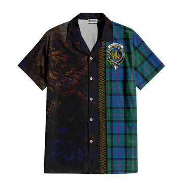 MacThomas (McThomas) Tartan Family Crest Hawaiian Shirt Alba Gu Brath Be Brave Lion Ancient Style Kid - Tartan Vibes Clothing