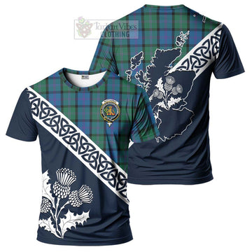 MacThomas (McThomas) Tartan T-Shirt Featuring Thistle and Scotland Map Kid's Shirt - Tartanvibesclothing Store