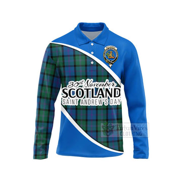 MacThomas (McThomas) Family Crest Tartan Long Sleeve Polo Shirt Celebrate Saint Andrew's Day in Style Unisex - Tartan Vibes Clothing
