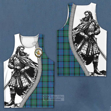 MacThomas (McThomas) Tartan Clan Crest Men's Tank Top with Highlander Warrior Celtic Style Men - Tartan Vibes Clothing