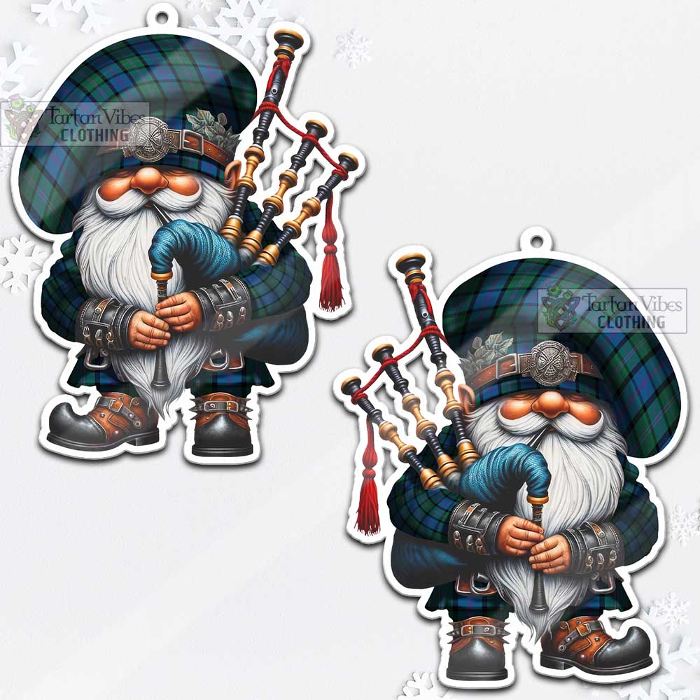 MacThomas (McThomas) Tartan Bagpiper Gnome Christmas Ornament - Tartan Vibes Clothing
