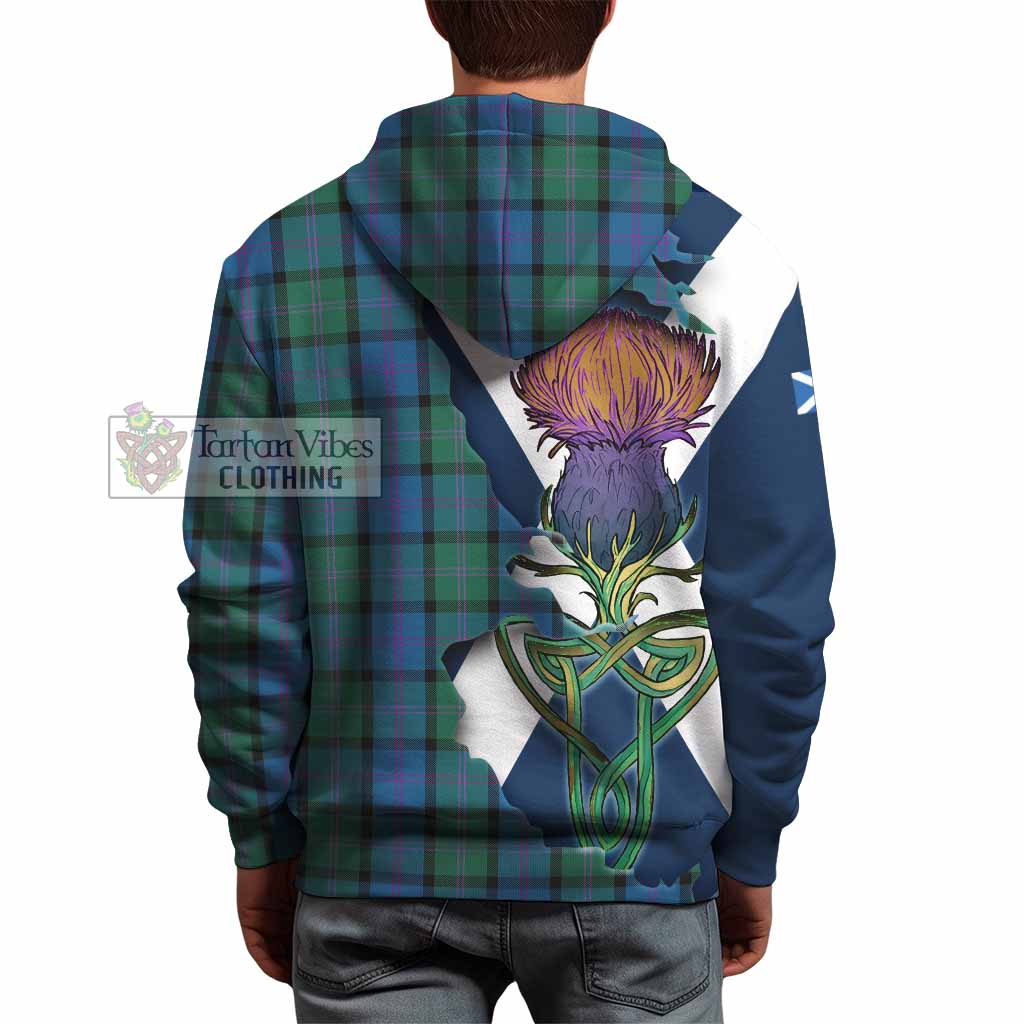 MacThomas (McThomas) Tartan Family Crest Hoodie Scottish Thistle Celtic Inspired - Tartan Vibes Clothing