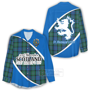 MacThomas (McThomas) Family Crest Tartan Women's Casual Shirt Celebrate Saint Andrew's Day in Style - Tartan Vibes Clothing