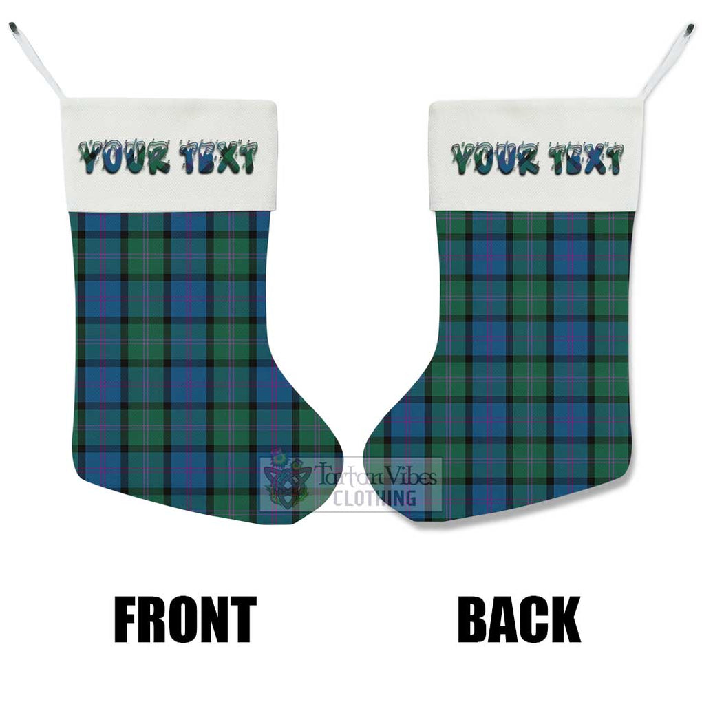 MacThomas (McThomas) Tartan Christmas Stocking with Personalized Text - Tartan Vibes Clothing