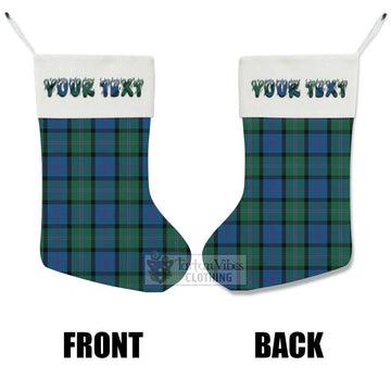 MacThomas (McThomas) Tartan Christmas Stocking with Personalized Text - Tartan Vibes Clothing