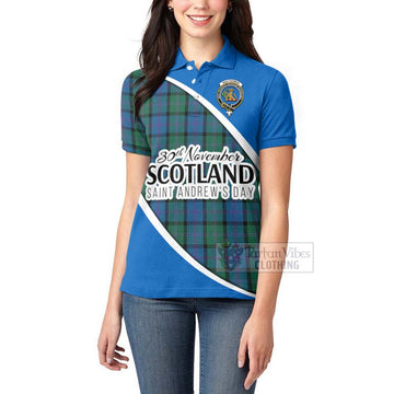 MacThomas (McThomas) Family Crest Tartan Women's Polo Shirt Celebrate Saint Andrew's Day in Style - Tartan Vibes Clothing