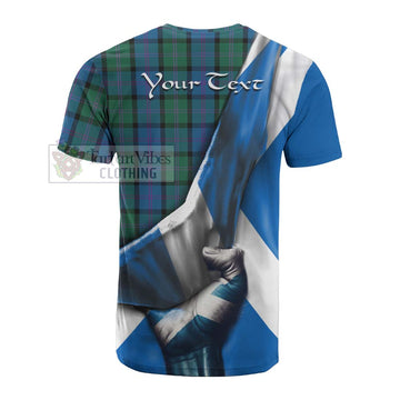 MacThomas (McThomas) Tartan Cotton T-shirt with Family Crest Scotland Patriotic Style - Tartan Vibes Clothing