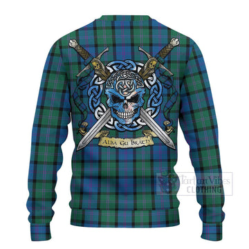 MacThomas (McThomas) Tartan Ugly Sweater with Family Crest Celtic Skull Style - Tartan Vibes Clothing