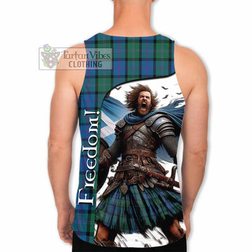 Tartan Vibes Clothing MacThomas (McThomas) Crest Tartan Men's Tank Top Inspired by the Freedom of Scottish Warrior
