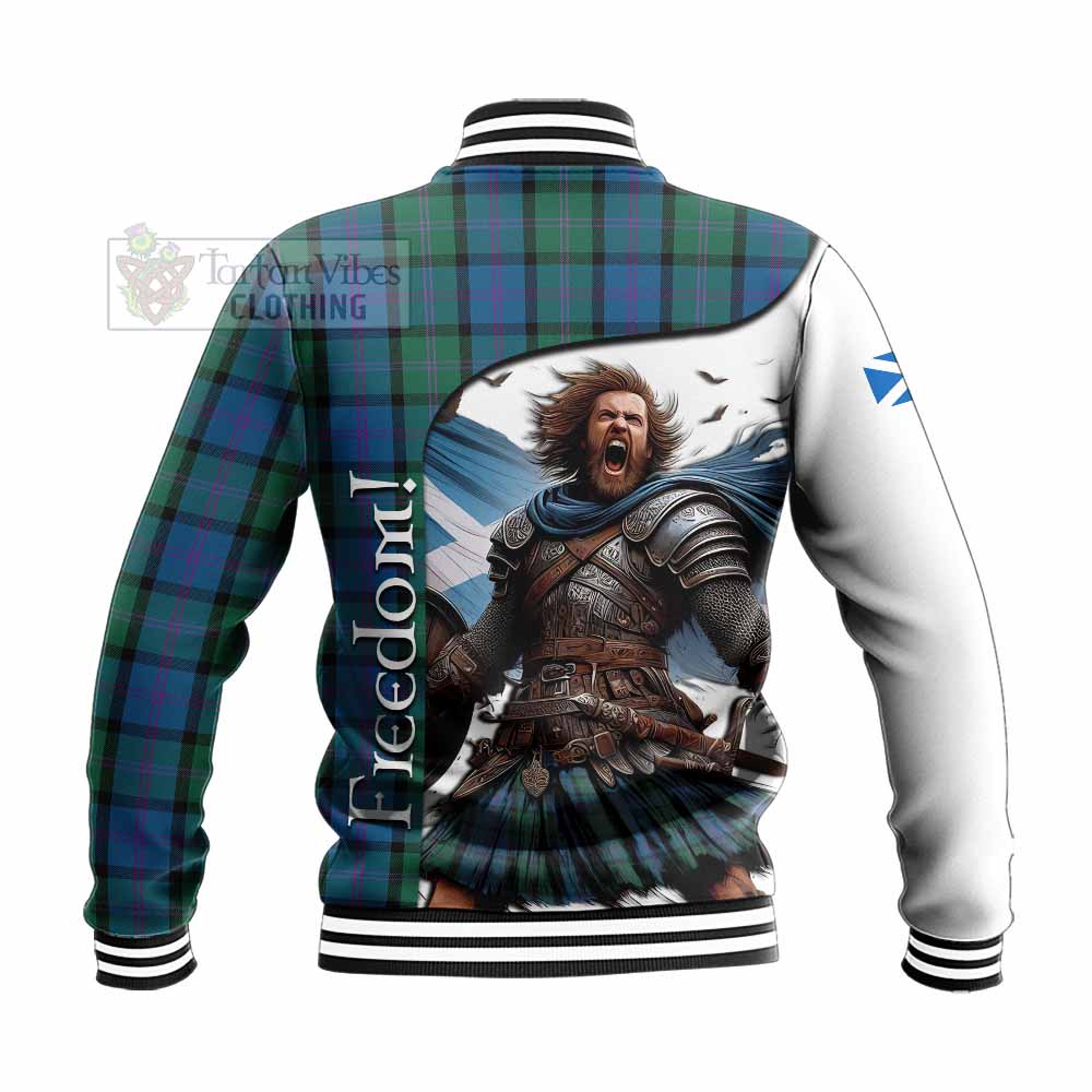 MacThomas (McThomas) Crest Tartan Baseball Jacket Inspired by the Freedom of Scottish Warrior - Tartan Vibes Clothing