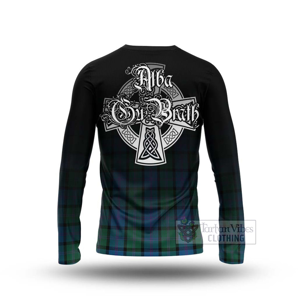 MacThomas (McThomas) Tartan Long Sleeve T-Shirt Featuring Alba Gu Brath Family Crest Celtic Inspired - Tartan Vibes Clothing