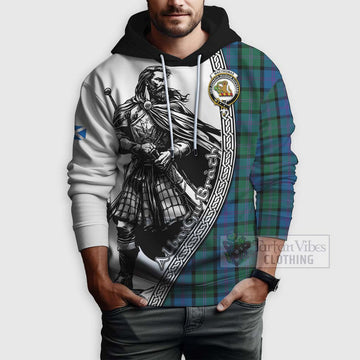 MacThomas (McThomas) Tartan Clan Crest Hoodie with Highlander Warrior Celtic Style - Tartan Vibes Clothing