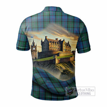 Tartan Vibes Clothing MacThomas (McThomas) Tartan Family Crest Polo Shirt with Scottish Ancient Castle Stype