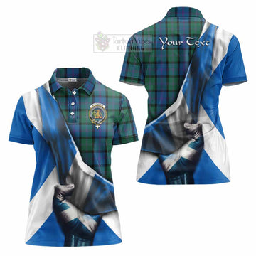 MacThomas (McThomas) Tartan Women's Polo Shirt with Family Crest Scotland Patriotic Style - Tartan Vibes Clothing