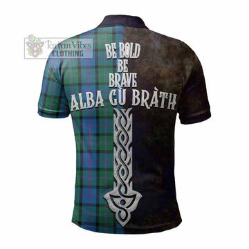 MacThomas (McThomas) Tartan Family Crest Polo Shirt Alba Gu Brath Be Brave Lion Ancient Style - Tartan Vibes Clothing